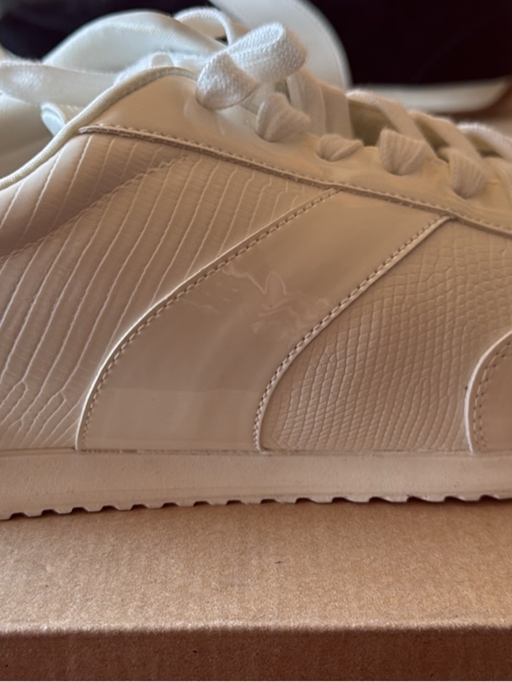 Aldo Men's White Low-Top Athletic Sneakers